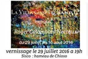 Expositions Villa Gaspari Ramalli - 28 juillet 2016 roger louis colombani Peintre